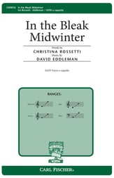 In the Bleak Midwinter SATB choral sheet music cover